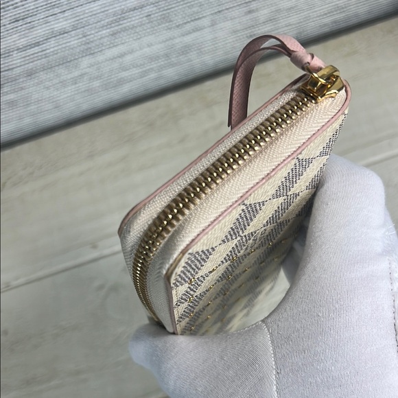 Louis Vuitton  Studded Clemence Damier Azur Wallet - Picture 13 of 16